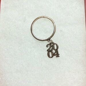 James Avery Retired Silver Stacked Dangle Ring 2004